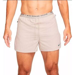 Nike Dry ADV Run Division 4" Brief-Lined Running Shorts Stone DV9291-292 Men XL